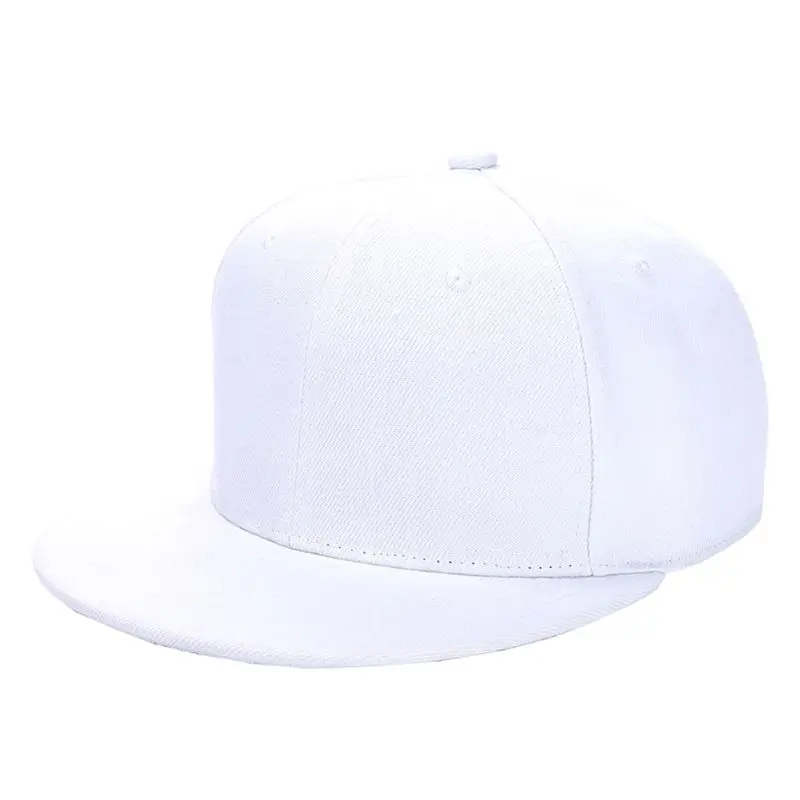

22 Styles Women Men Summer Hip Hop Style Baseball Flat Bill Brim Blank Solid