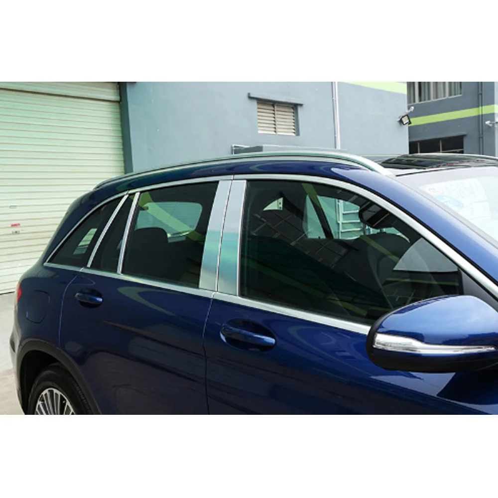 

8 шт., бампер из нержавеющей стали для Mercedes Benz GLC Class X253 200 250 300