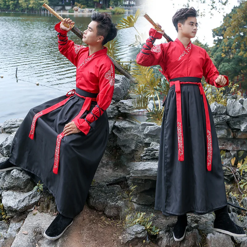 Традиционные костюмы династии Тан платье ханьфу для мужчин и женщин