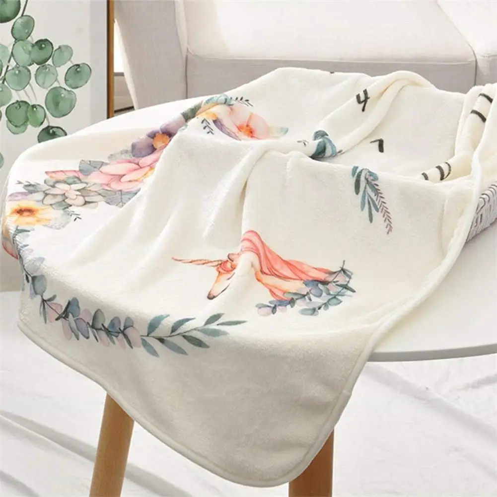 Мини мягкое детское одеяло Коралловое бархатное покрывало для сна фотография