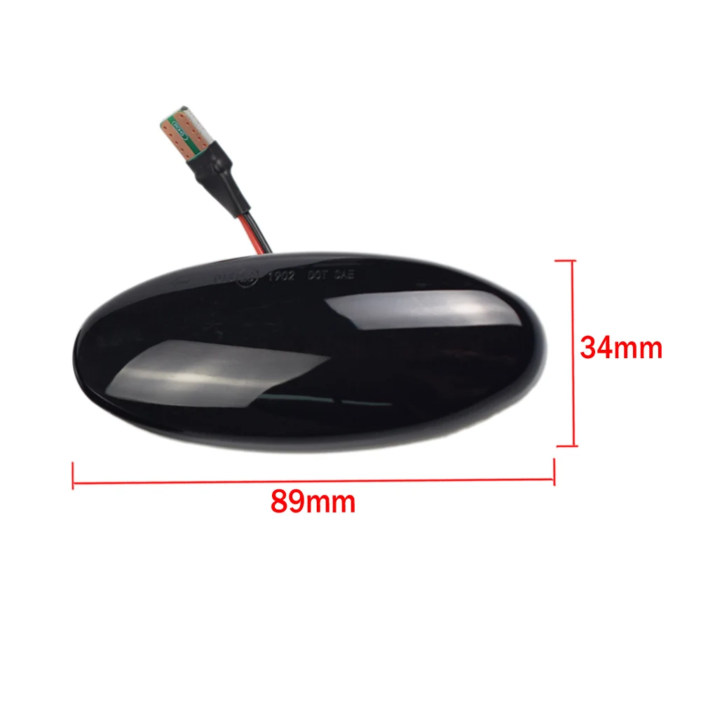 

2pcs Dynamic LED Side Marker Turn Signal Blinker Light For Bhamo Pickup 1998 1999 2000 2001 2002 2003 2004 2005