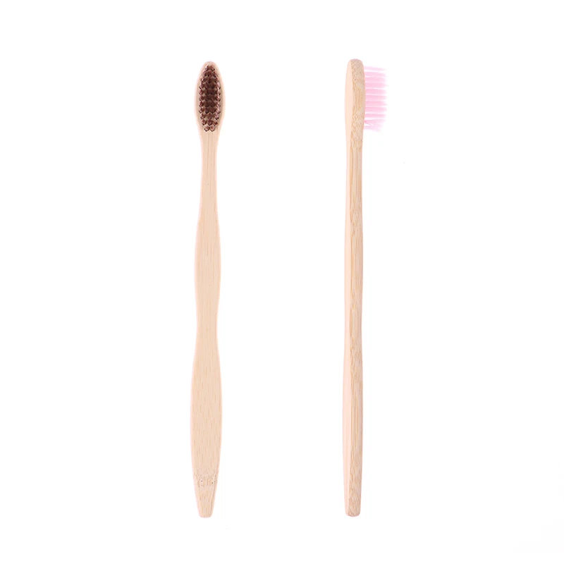 

10PCS Biodegradable Bamboo Toothbrush Dental Eco Bristle Natural Bamboo Tooth