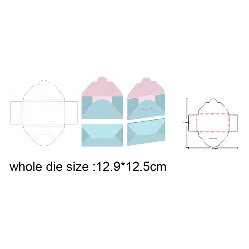 

envelope Box Frame Metal Cutting Dies For DIY Scrapbooking dies Craft Paper Album Cards Making Embossing Die Cuts Stencils dies