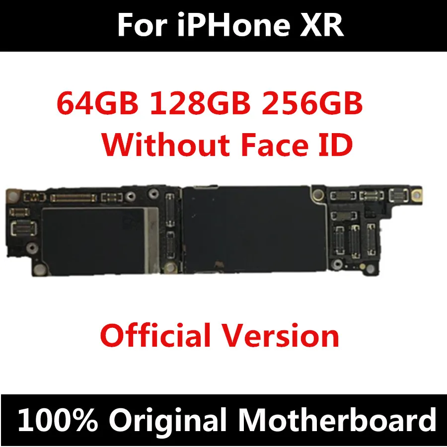 Для iPhone XR материнская плата Заводская Разблокировка для логическая с/без лица id