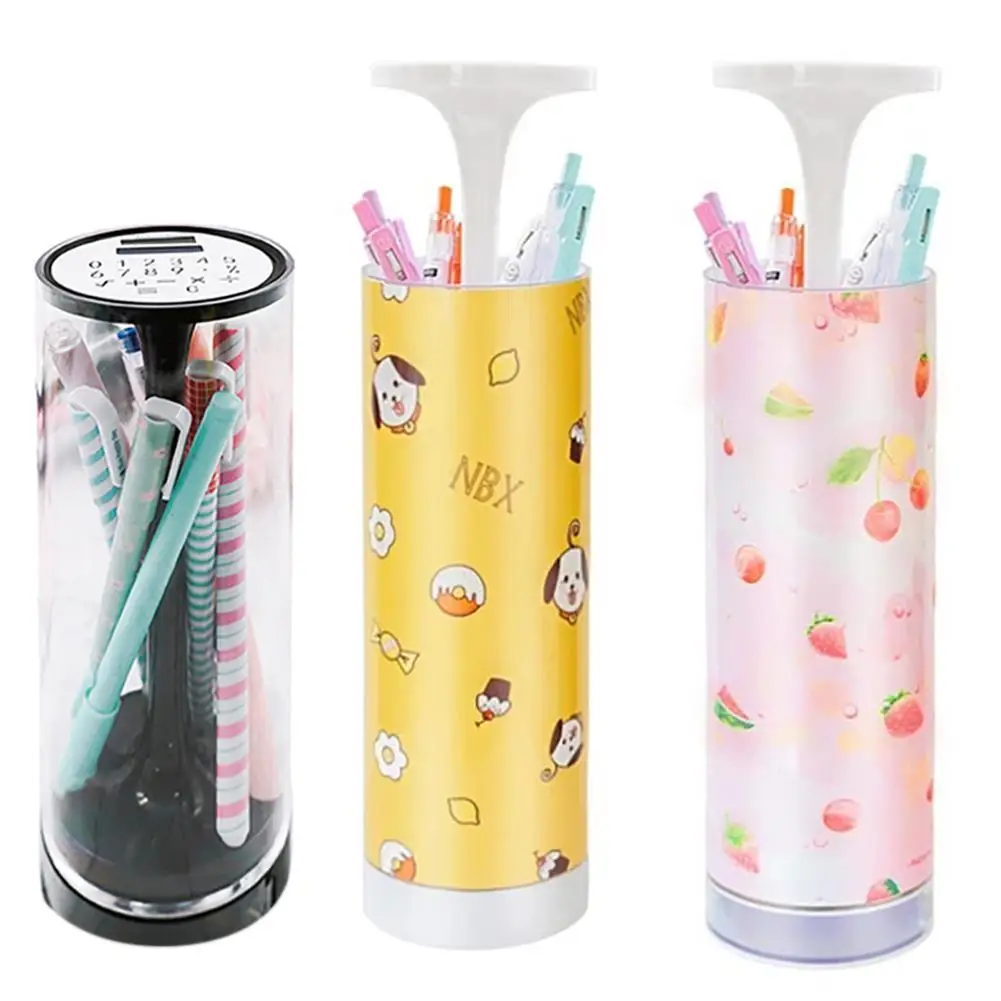 Инновационный футляр для ручек многофункциональный подъемный чехол карандашей