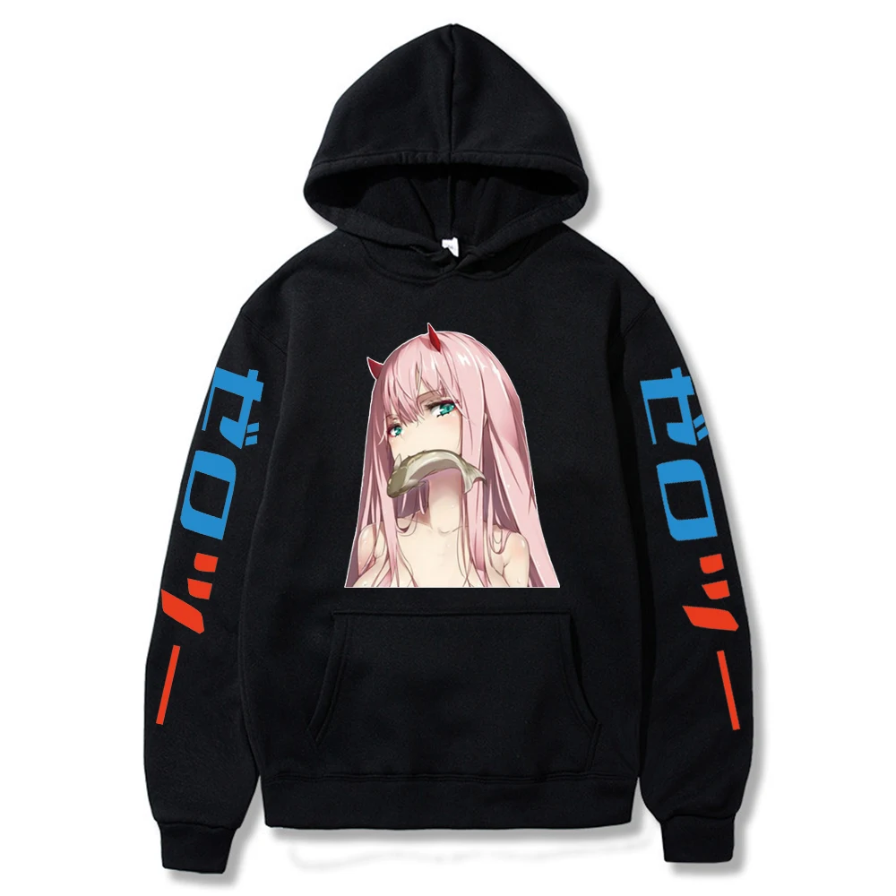 

Толстовка Zero Two, толстовка с длинным рукавом и принтом для мужчин и женщин