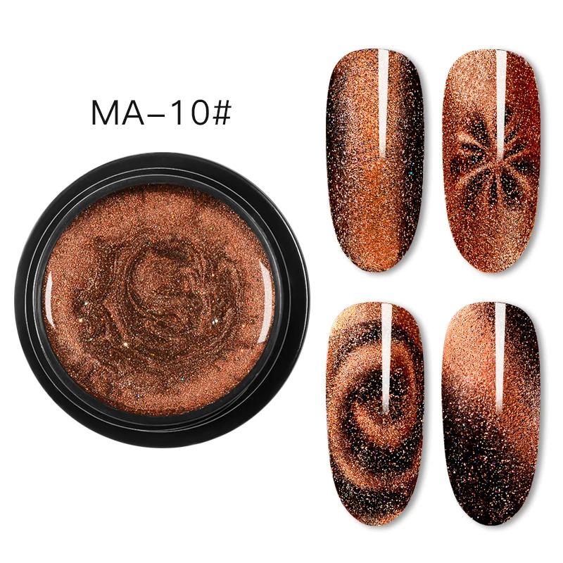 Магнитный Гель-лак для ногтей в Галактике 9D, долговечный блестящий гель для ногтей глаз хамелеона кота, УФ-светодиодный лак - Цвет: HW1426
