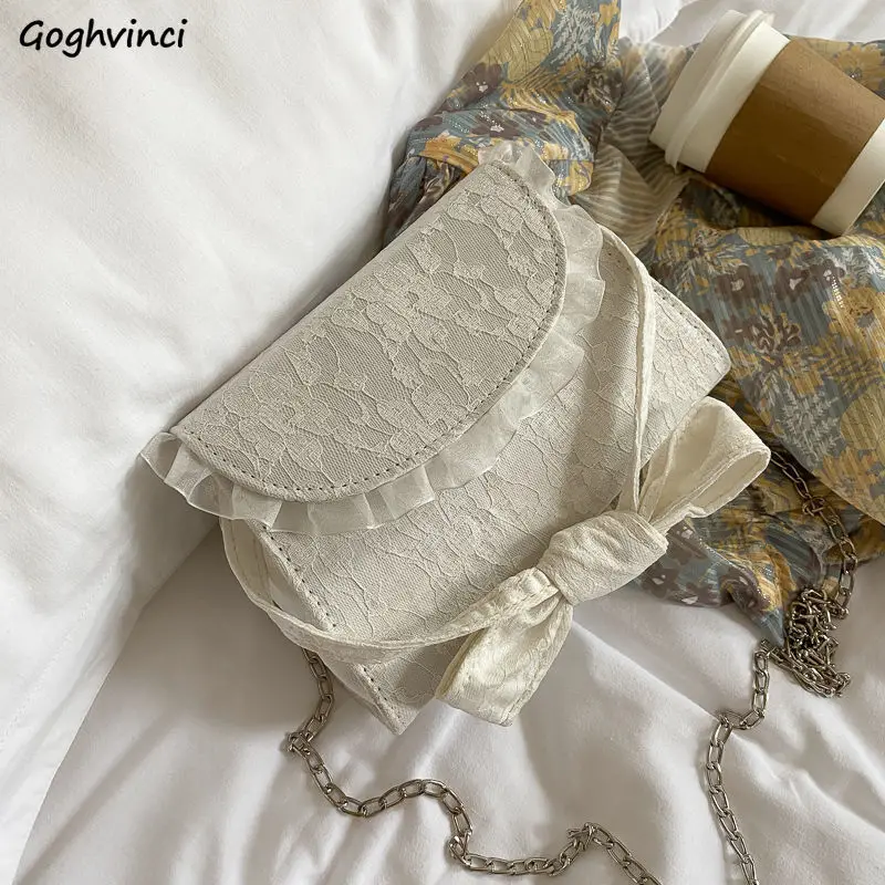 

Элегантные модные женские сумки на плечо, сумки с кружевным дизайном цепи с бантиком милые Сумочки Ретро щитки сумка через плечо модные дам...
