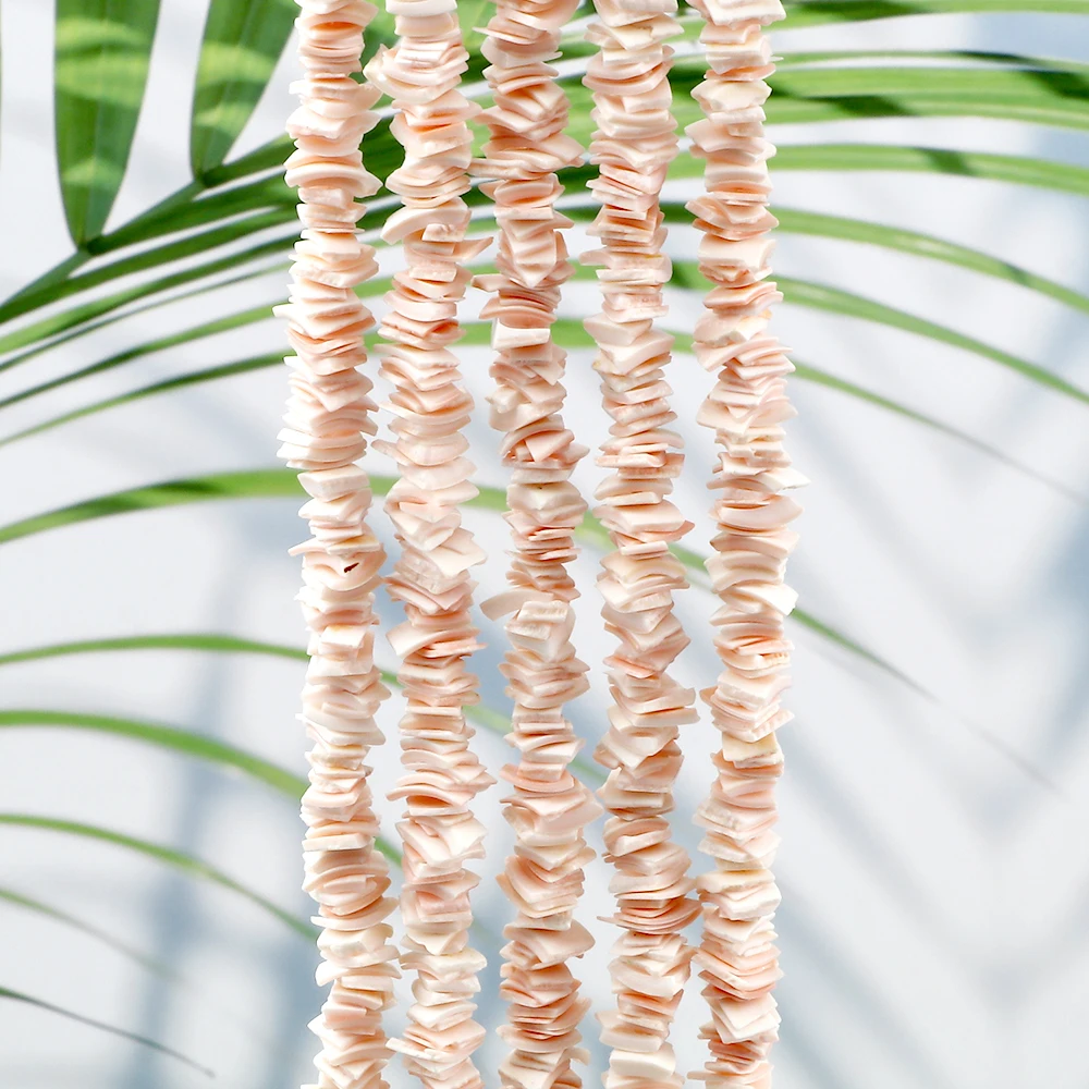 Бусины перламутровые розовые белые пресноводные для ожерелья браслета