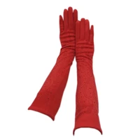 gloves winter and autumn ladies fashion arm sleeves elbows 2020 autumn and winter new suede super soft gloves ladies warm dinner