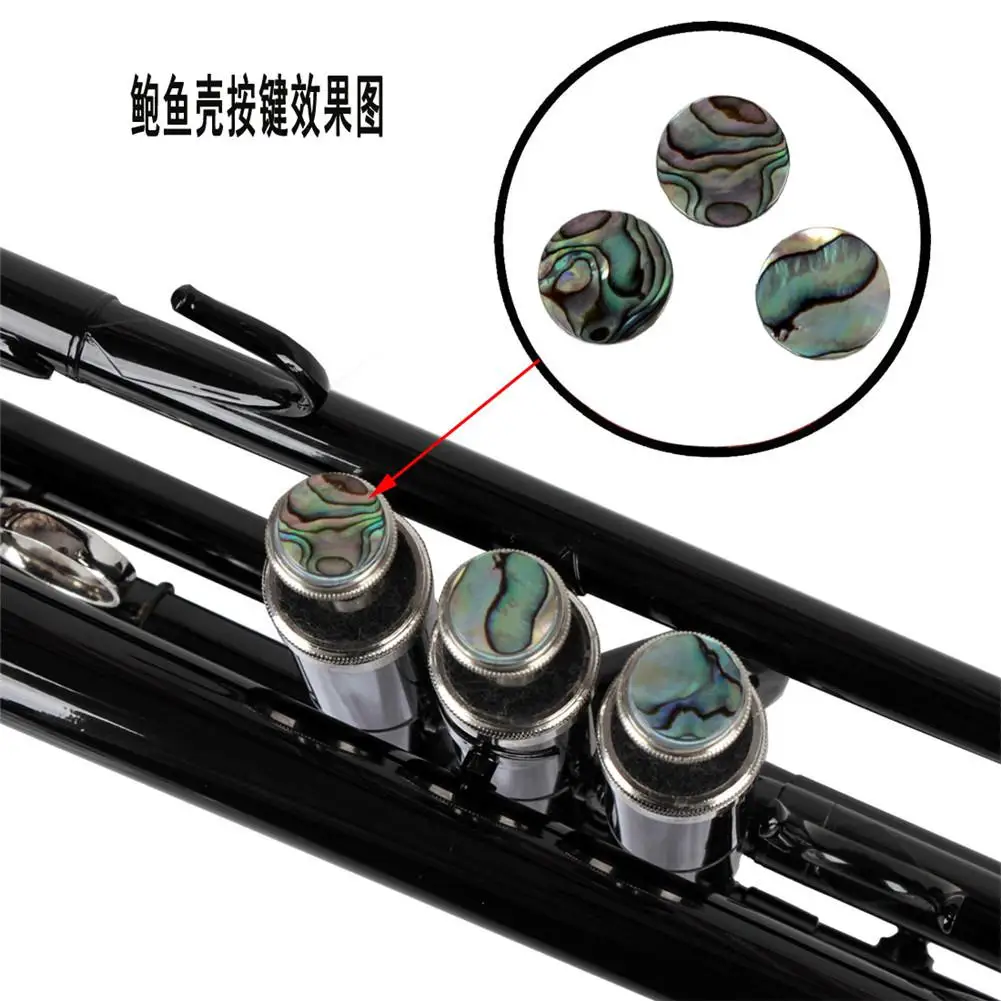 

3pcs/set Finger Buttons Trumpet Valve Cap Musical Instruments Abalone Shell For Trumpet Repairing Instruments Parts Accessories