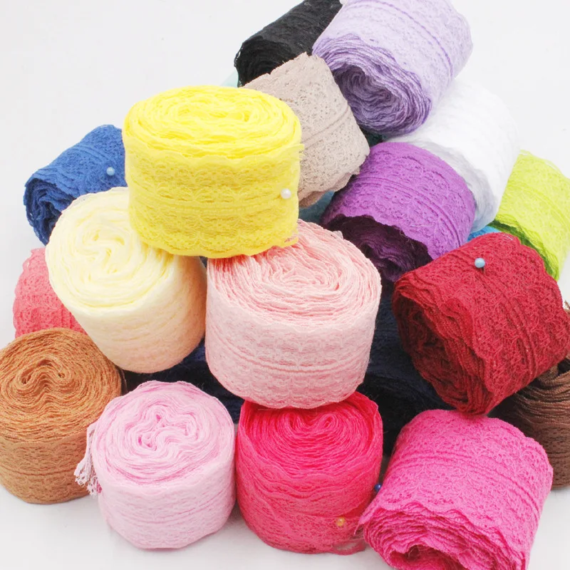2 м/лот ширина 45 мм кружева ленты DIY шитье одежды и ткань кружево отделка красочные кружева ленты