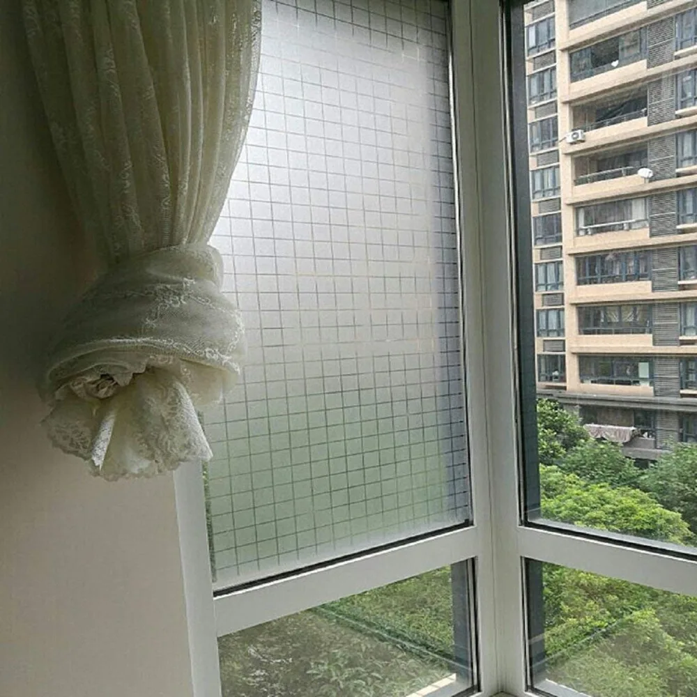 Квадратная самоклеящаяся зеркальная пленка для окон защитные виниловые