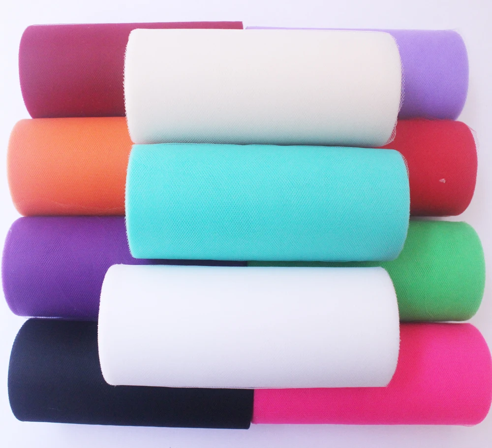 Tulle Roll Net Organza Fabric DIY Craft Girl Doll Tutu Skirt Accessories Wedding Party Decoration | Дом и сад