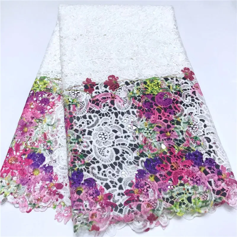 Африканский хлопковый шнур кружева водорастворимый гипюр для вечерние платья