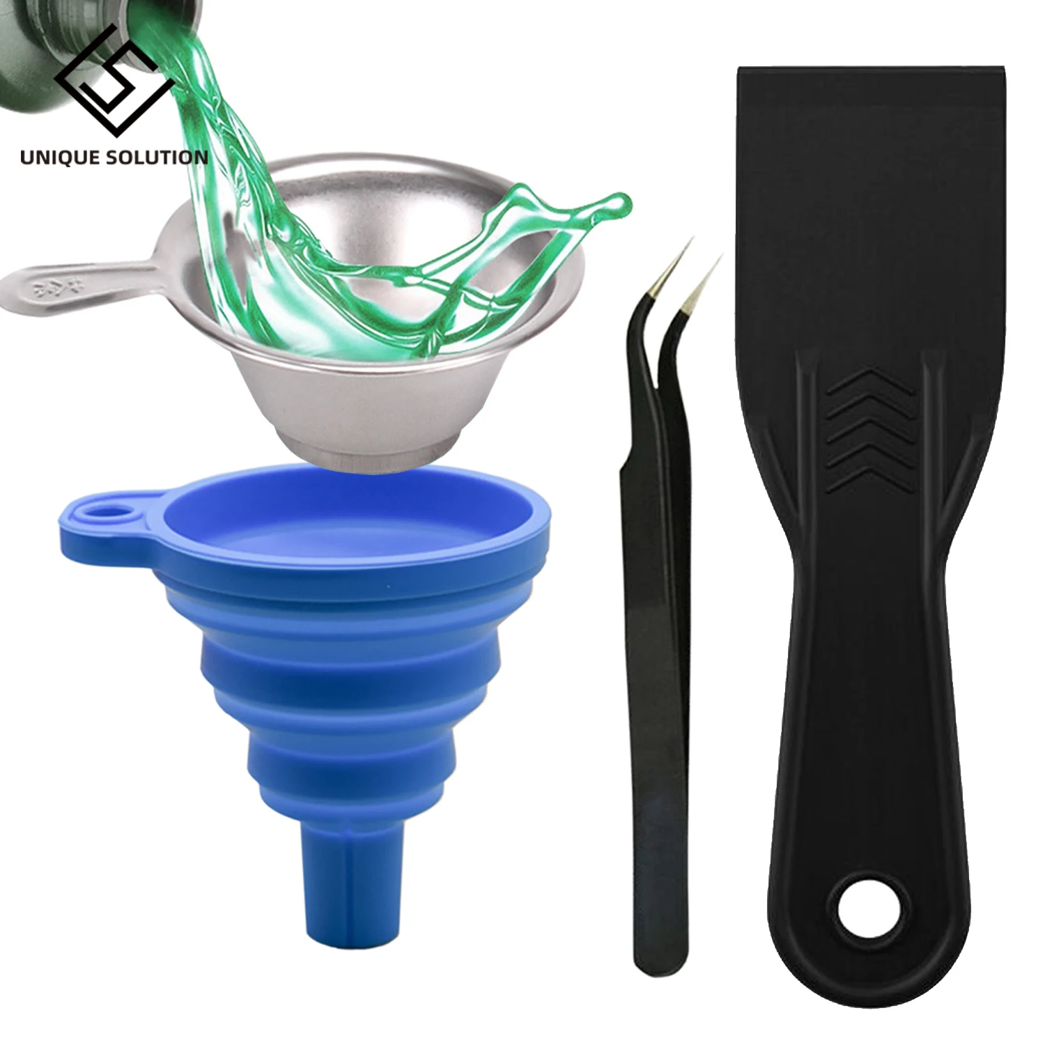 Запчасти для 3D-принтера Photon DLP силиконовая воронка металлический фильтр УФ-смолы