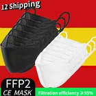 Многоразовая маска kn95 fpp2 approved ffp2 маски, Бесплатная доставка Корейская маска с рыбками черная ткань маски для лица fp2 маска для лица