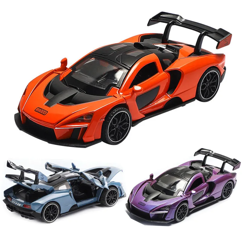 1:32 McLaren SENNA Литой Сплав модель автомобиля коллекционные вещи мальчик подарок на
