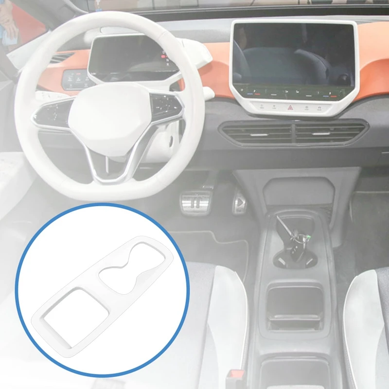 

Car Center Console Cup Holder Panel Frame Decorative Accessories for ID.3 ID.4