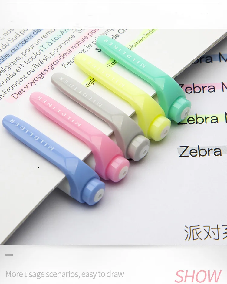 1 шт. ZEBRA mildliner десерт кантри хайлайтер креативная Студенческая бабочка флуоресцентная ручка kawaii пуля школьный журнал поставки