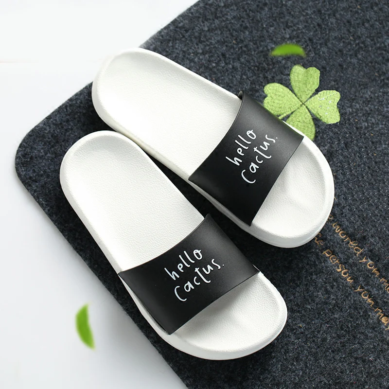 Модные женские летние тапочки Шлепанцы на толстой подошве Пляжные сандалии