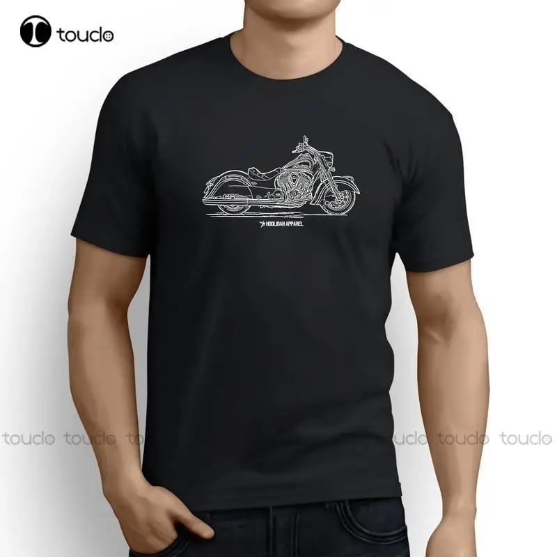 

Short Sleeve Clothing Tshirt Homme American Classic Motorcycle Fans Chief Classic Inspired Motorcycle Cotton Tops Tees