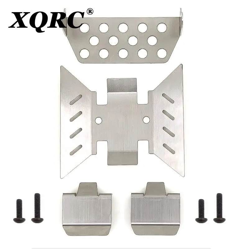 

XQRC Metal Chassis Armor Axle Protector Plate for 1/10 RC Crawler Axial SCX10 III 90046 90047 90059 90060 Upgrade Parts