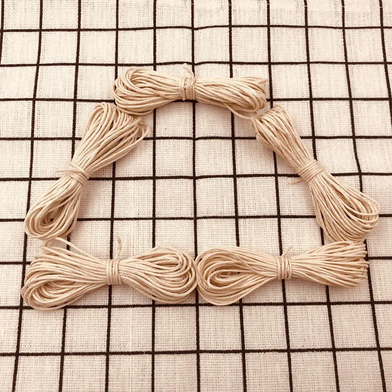

5 meter Waxed Cotton Cotton String Beading Cord Rope 1mm For DIY Jewelry Findings Accessories Making Material Bracelet C2966w