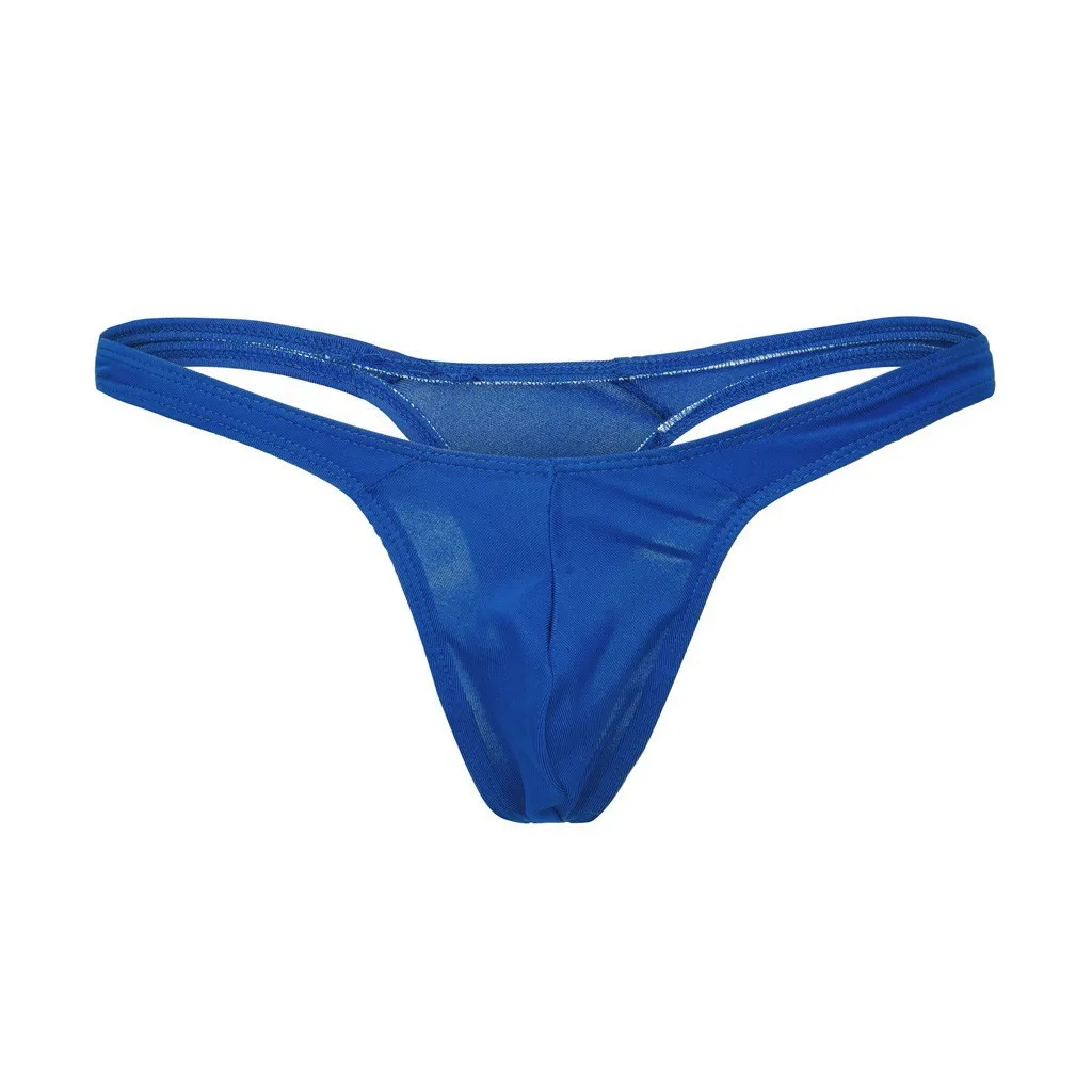 

Men's fashion sexy gay thong sexy panties asuka thong small Ding translucent solid color sexy panties thong X5
