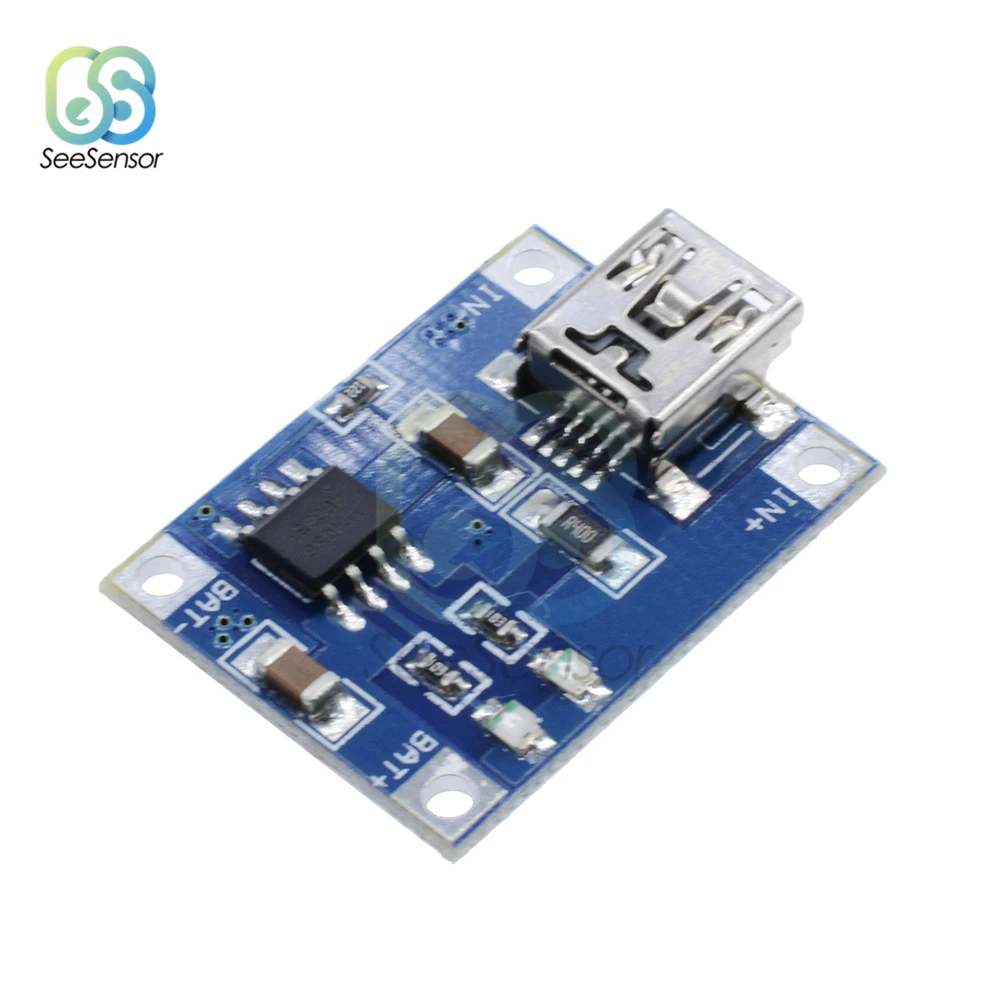 Type-C/Micro/Mini USB 5V 1A 18650 TP4056 литиевый модуль зарядного устройства аккумулятора зарядная плата с защитой двойные функции 1A li-ion