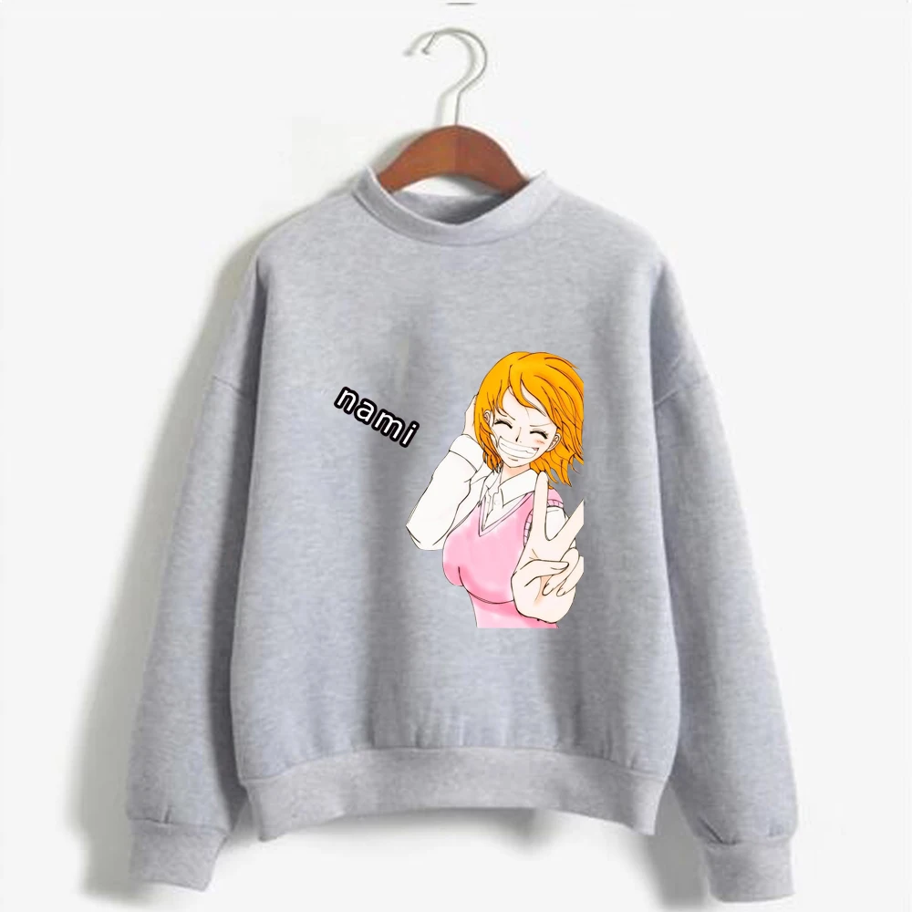 

2021 Japanese Anime Harajuku One Piece Hoodies Printed Pullover Sportswear Sweatshirt Men Woman Top