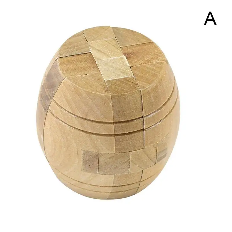 

Деревянная интеллектуальная игрушка, китайская игра-головоломка для развития интеллекта, 3D головоломка для детей и взрослых, обучение, мыш...