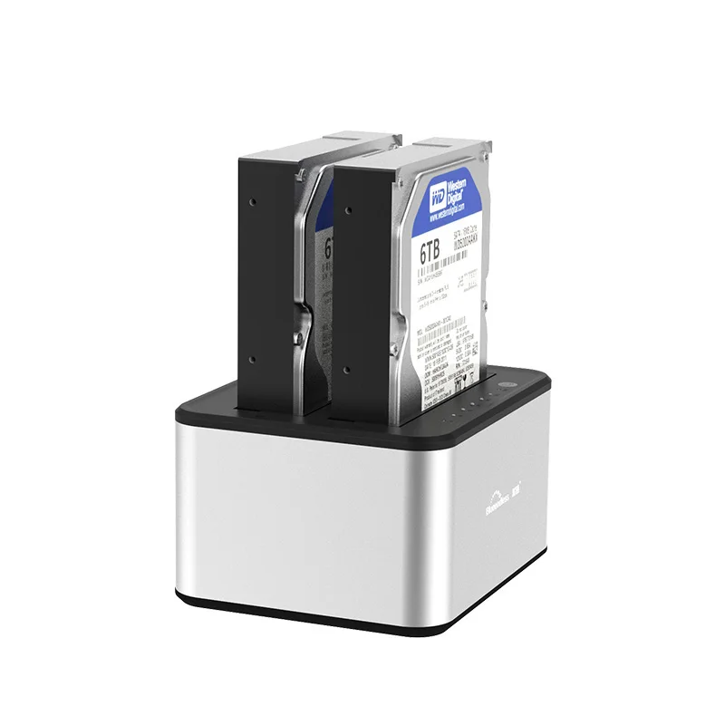 Blueendless 2 5 дюйма/3 дюйма Hdd док-станция Dual Bay копия Sata Usb 3 0 футляр для внешнего