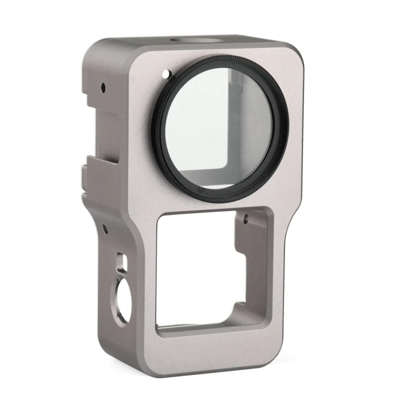 

R91A Metal Protective Case Aports Camera Heat Conduction Frame Cage Anti Fall Sleeve for dji Action 2