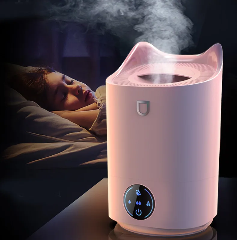 

Home mute bedroom humidifier multi-speed adjustment mini aromatherapy spray touch screen portable air purifier for children