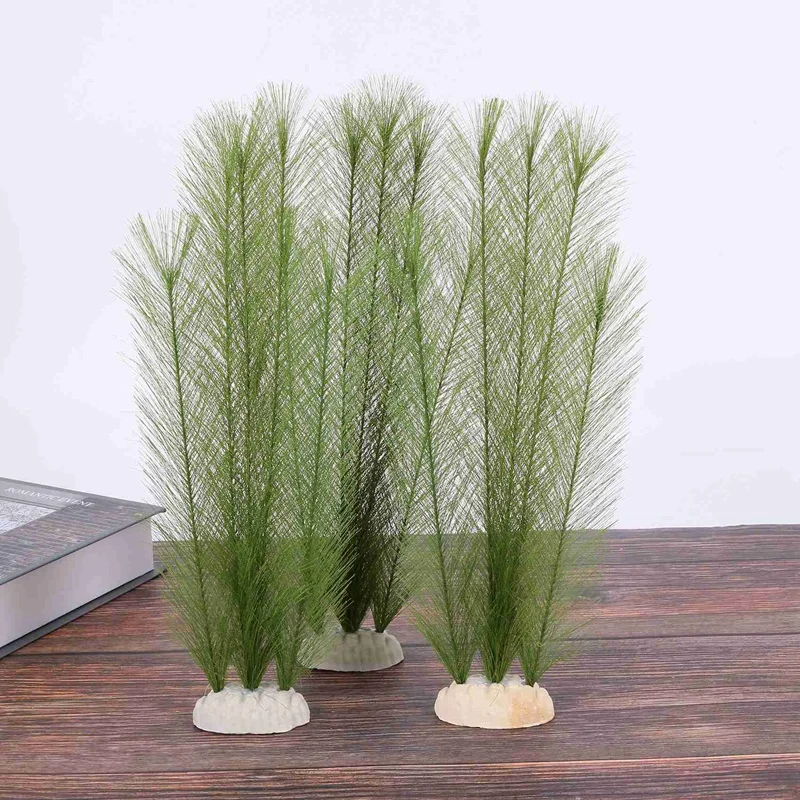 Акция! Аквариумные украшения для аквариума искусственные зеленые водные