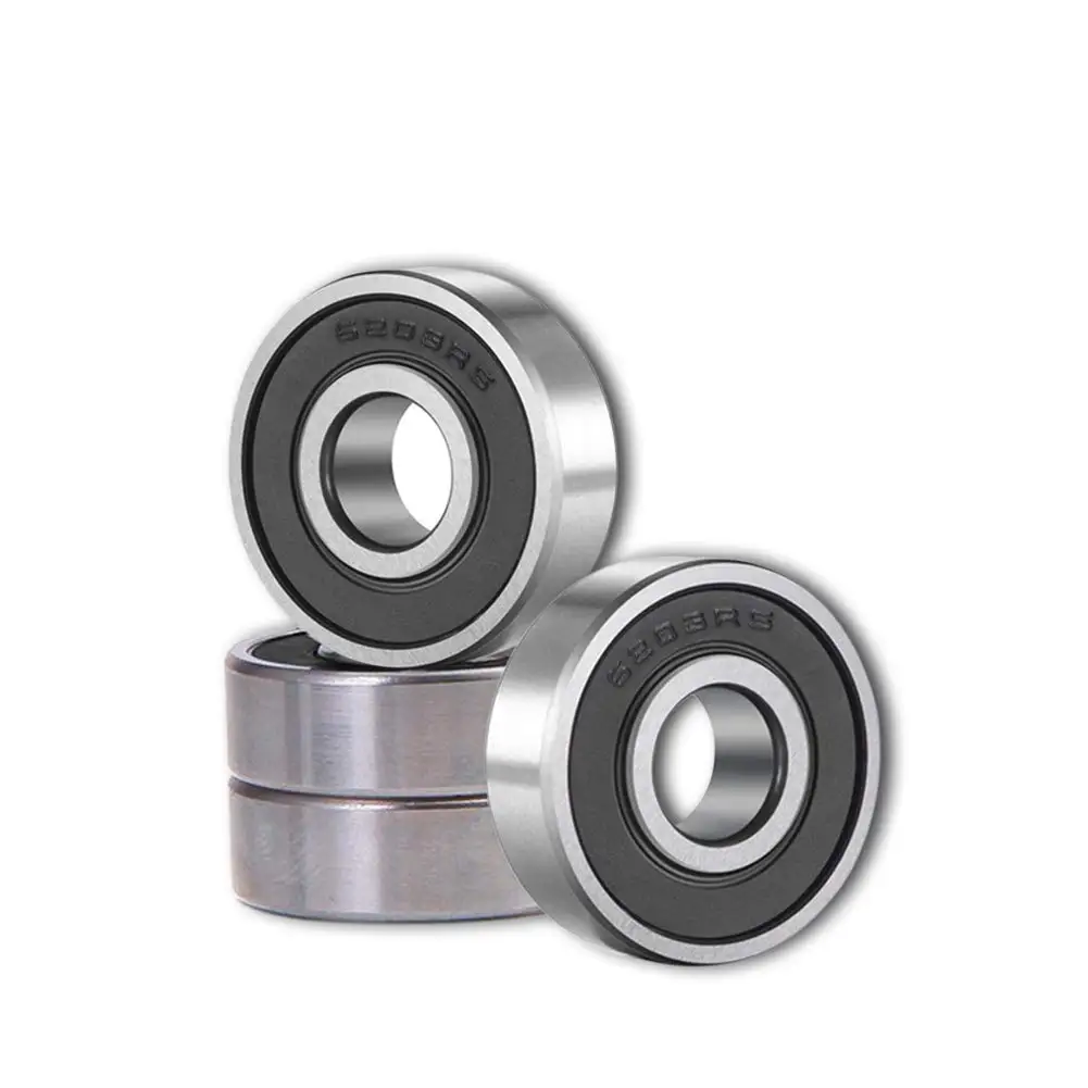 

4Pcs 6203-2RS Ball Bearings,Double Rubber Sealed Miniature Deep Groove Ball Bearings for Electric Motor (17mm x 40mm x 12mm)