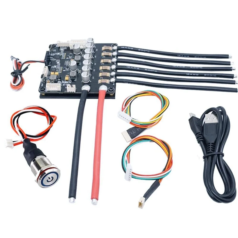 

Версия Dual FSESC6.7 Plus 3-12S Brushless контроллер скорости двигателя постоянного тока 200A с кнопкой питания для электрического скейтборда