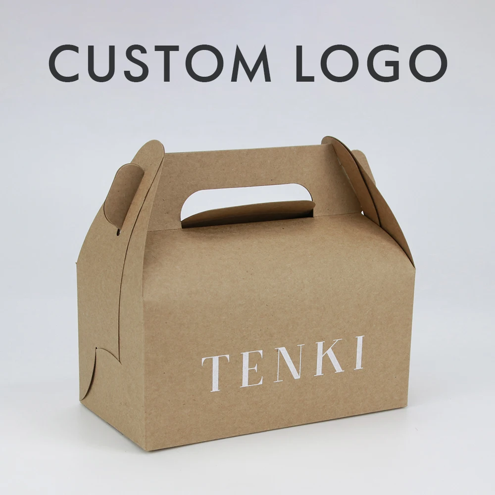 

10pcs /kraft gift box cake West Point white dessert brown pink green packaging paper cup wedding party portable paper box carton