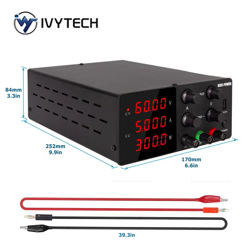 

60V 5A Laboratory Power Supply 4 Digit Display Adjustable Switch DC Power Supplies Voltage Regulator 120V3A 30V10A блок питпния