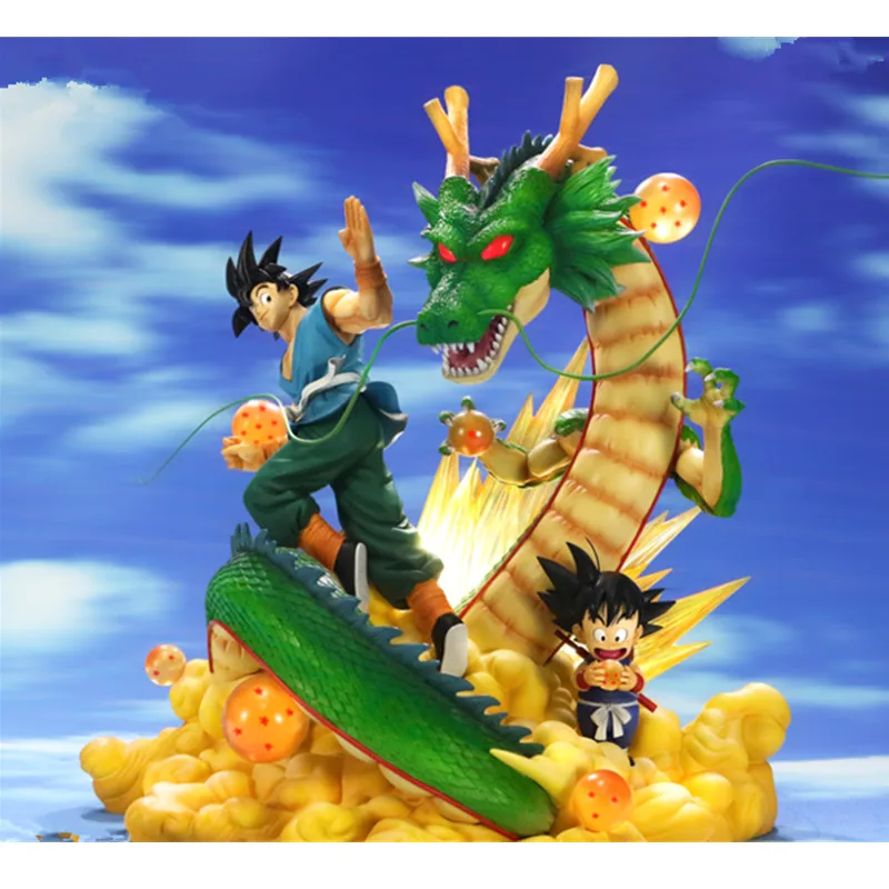 41 см Dragon Ball Son Goku Master Roshi Shenron 1/6 GK статуя смола фигурка Коллекция Модель игрушки M3514 - Цвет: Многоцветный