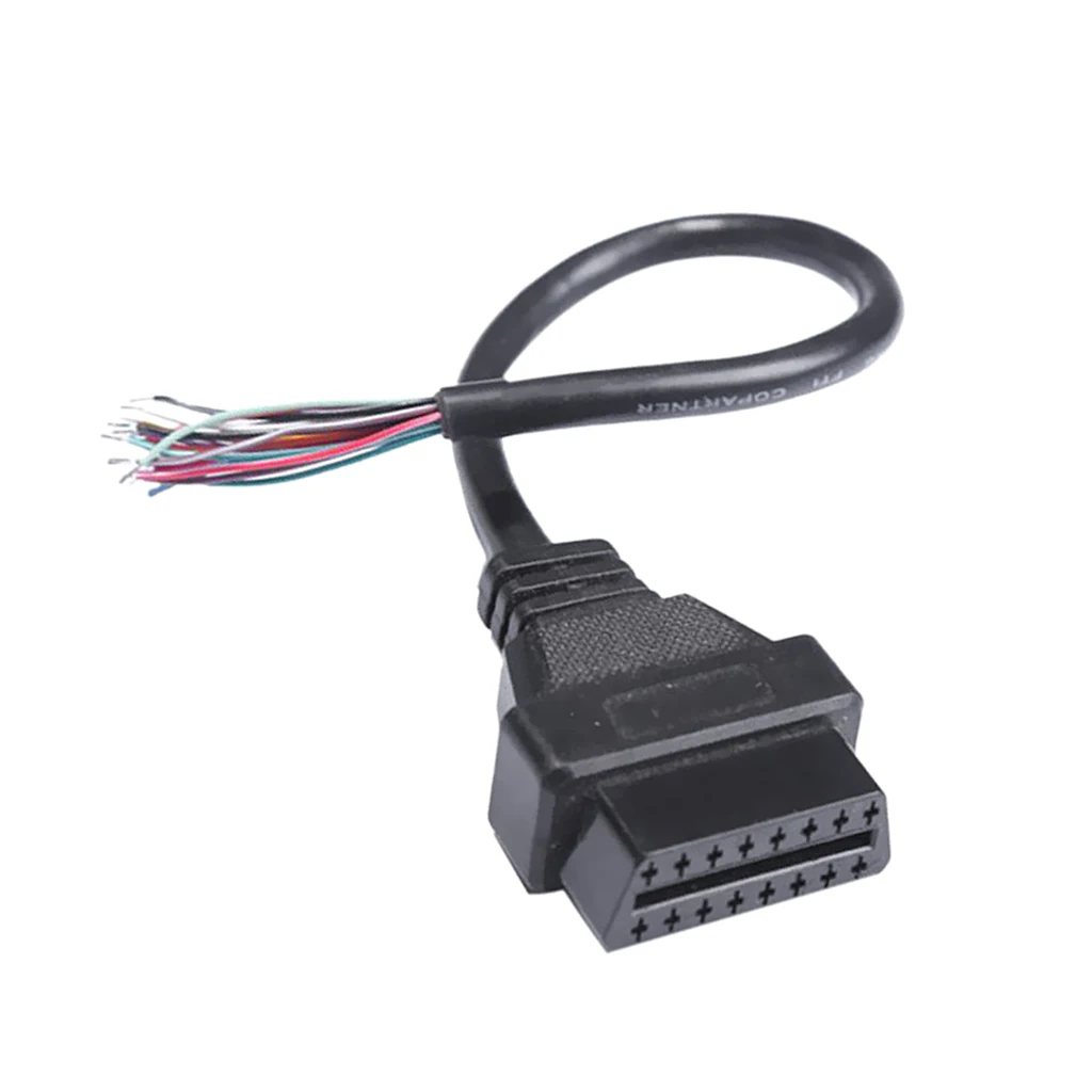 Автомобильный OBD 2 OBDII 16 Pin Женский Диагностический разъем удлинитель кабеля 30 см |