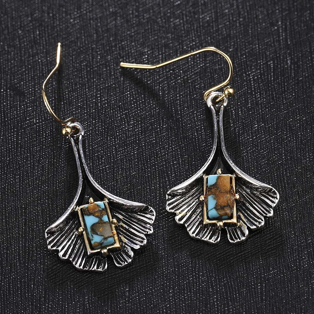 Vintage Indian Jewelry Silver Color Moonstone Pearl Ear Hook Dangle Drop Earrings - Perfect Gift image 5