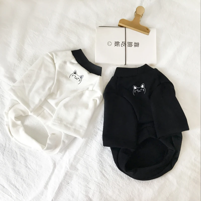 Худи для домашних собак осень-зима Одежда кошек Чихуахуа Йорк щенок Костюмы с