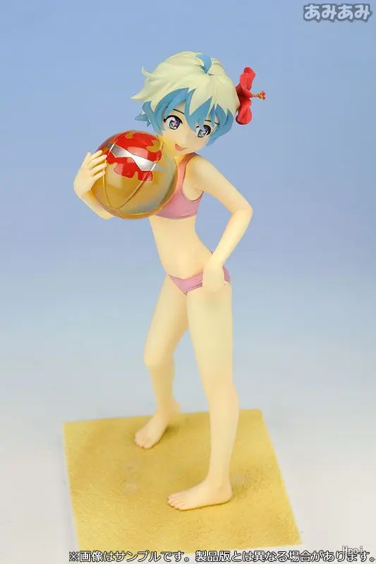 17 см аниме Tengen Toppa Gurren Lagann короткие волосы Nia розовый купальник бикини Ver.