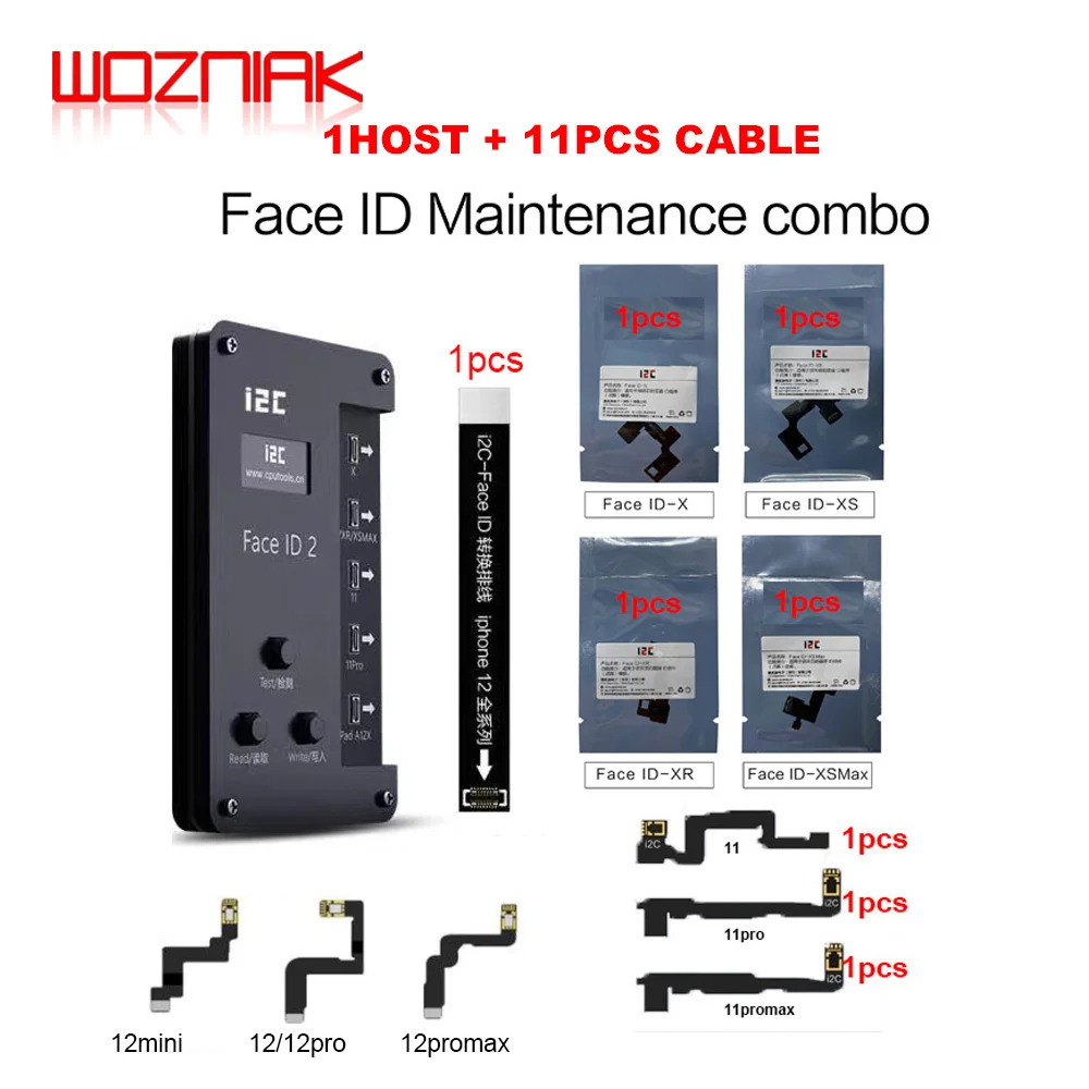 I2C Face ID Dot matrix ремонтный инструмент прибор для обнаружения решетки тестер iPhone 12 11