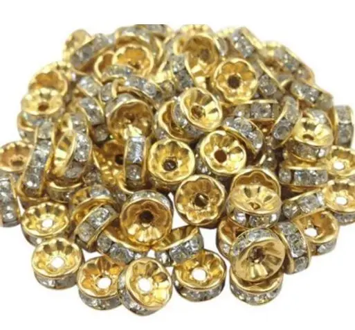 6 мм 8 10 12 100 шт./лот белые прозрачные чешские стеклянные бусины круглые