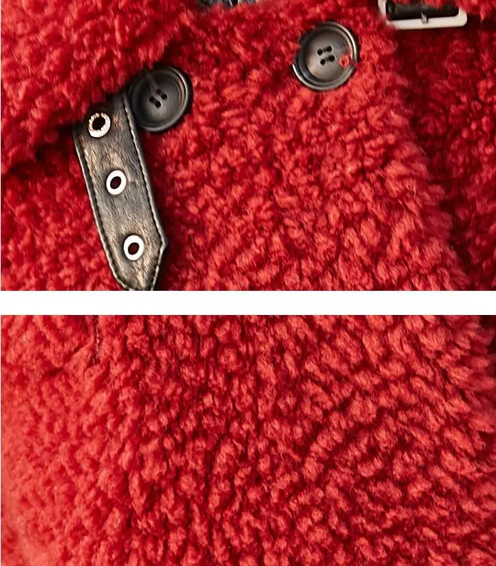 

2020 Winter New Real Fur Coats Children Casual Sheep Shearing Plush Warm Jackets Lamb Fur Kids Wool Outerwear Overcoats Y3602