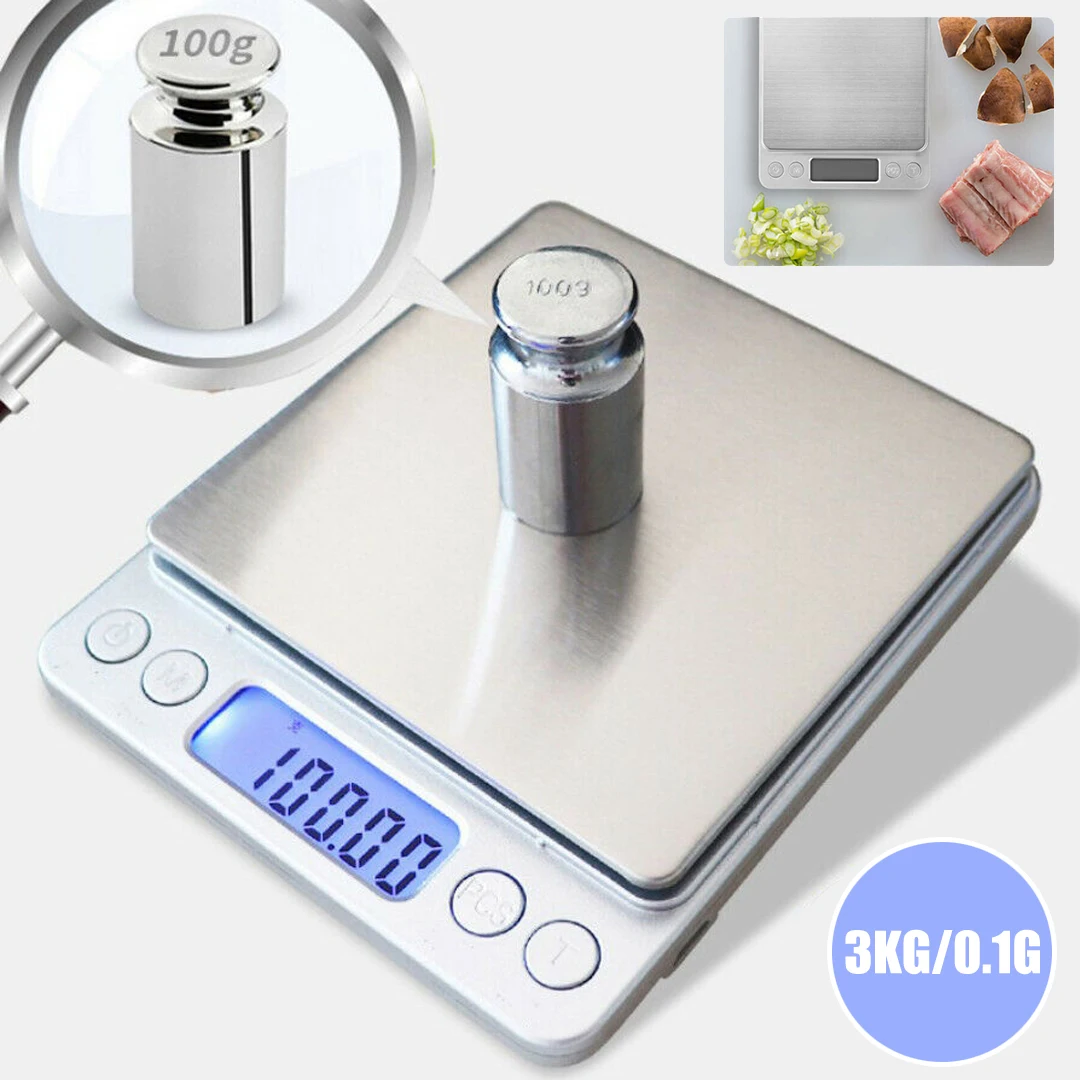 Мини цифровой ЖК дисплей выпечки Кухня весы кг/3 кг/0 1 г ювелирные изделия Вес