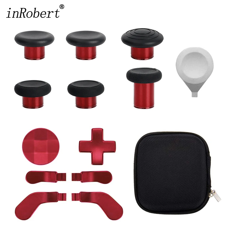 

Пусковая кнопка inRobert для Xbox One, элитная Серия 2, металлические лопатки, геймпад, захваты для большого пальца, аналоговая стика для Xbox One, Элитн...